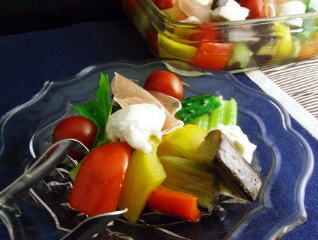 ジョーキュウのレシピ「夏野菜のマリネ」イメージ画像