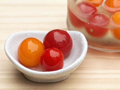 ジョーキュウのレシピ「ミニトマトのピクルス」イメージ画像