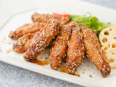 ジョーキュウのレシピ「手羽の甘辛揚げ」イメージ画像