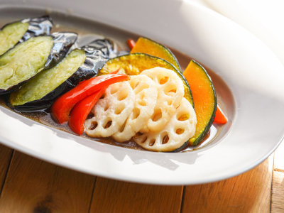 ジョーキュウのレシピ「野菜の揚げびたし」イメージ画像