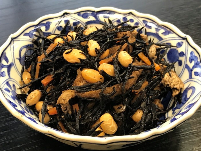 ジョーキュウのレシピ「大豆とひじき煮」イメージ画像