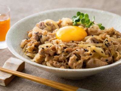 ジョーキュウのレシピ「豚ぽん丼」イメージ画像