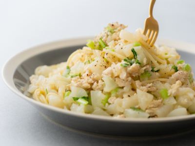 ジョーキュウのレシピ「かぶのパスタ」イメージ画像