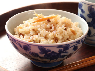 ジョーキュウのレシピ「かしわ飯（炊き込み）」イメージ画像