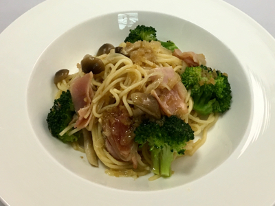 ジョーキュウのレシピ「和風生姜パスタ」イメージ画像